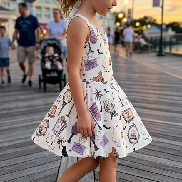 Happy Haunts | Girls Luxeflex™ Parkside Dress