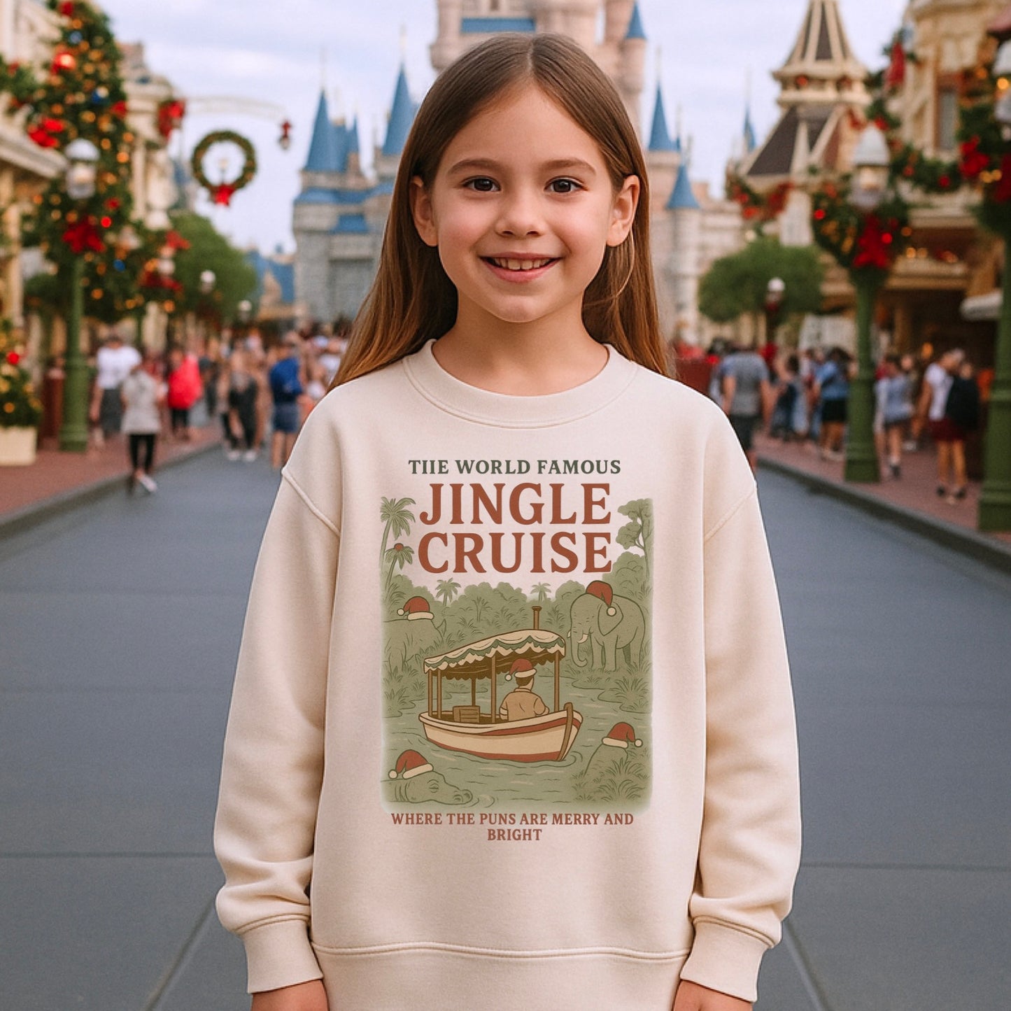 Jingle Cruise Christmas Kids Park Weight™️ Pullover