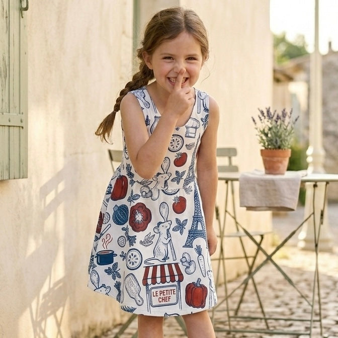 Girls Le Petite Market Twirl Dress