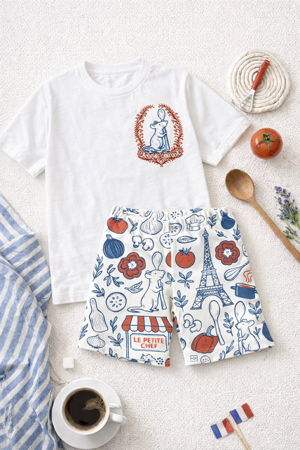 Kids Handcrafted Le Petite Market Crew Shorts