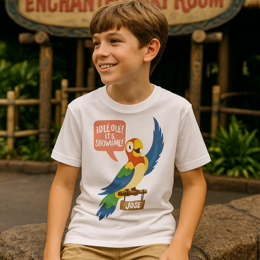 Kids Tiki Bird Room Graphic Tee & Optional Bottoms
