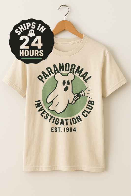 Paranormal Investigators Family Graphic Tee