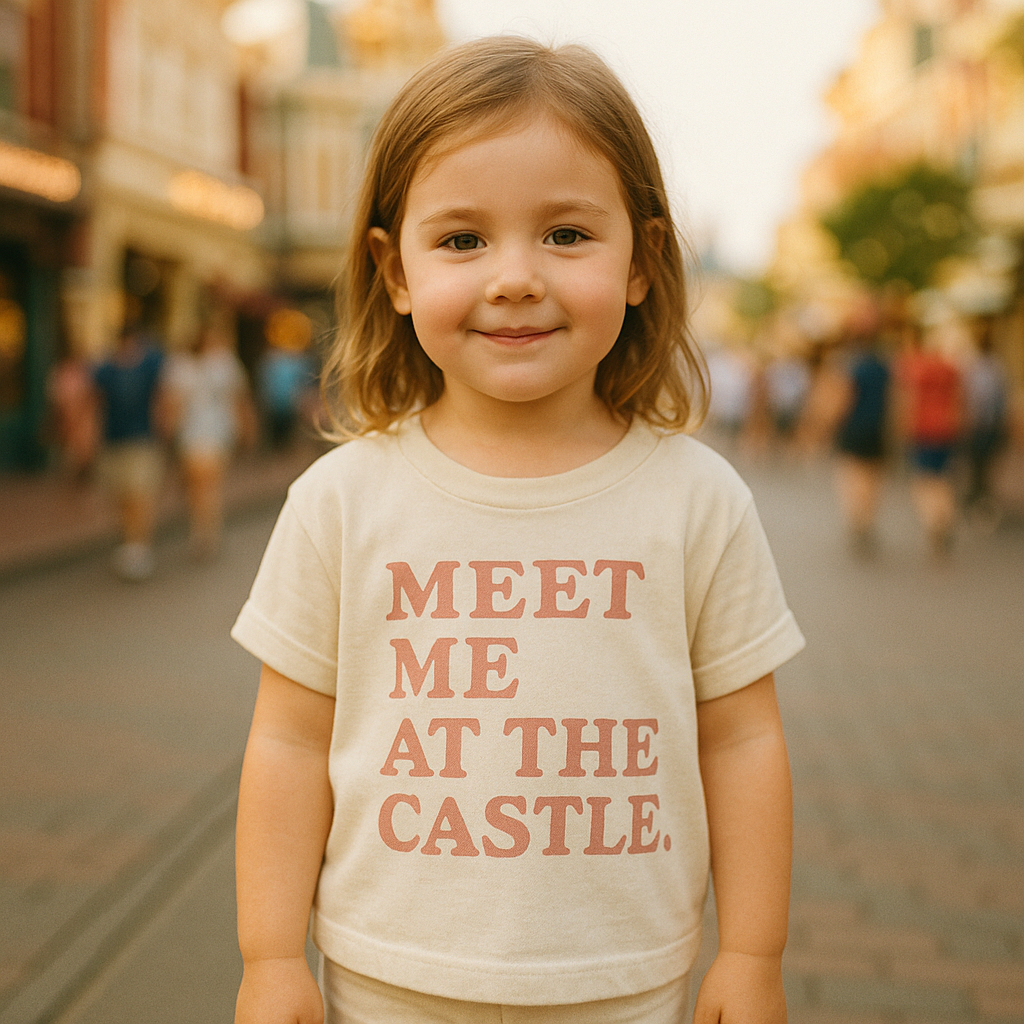 Meet Me At The Castle Kids Graphic Tee