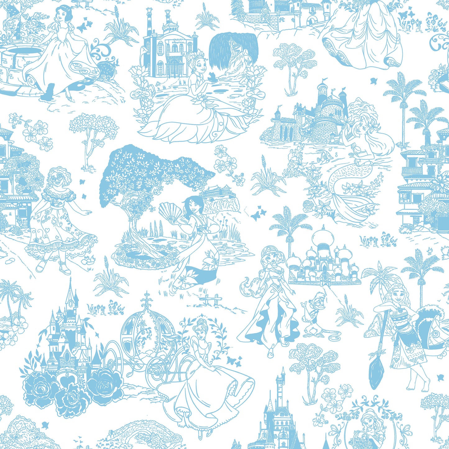 Women's Princess Toile Performace Seamless Tank + Skirt Set