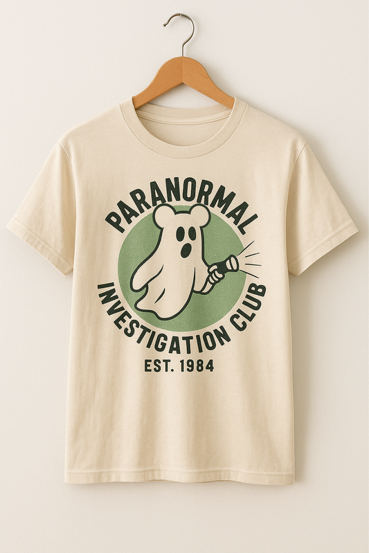 Paranormal Investigators Family Graphic Tee
