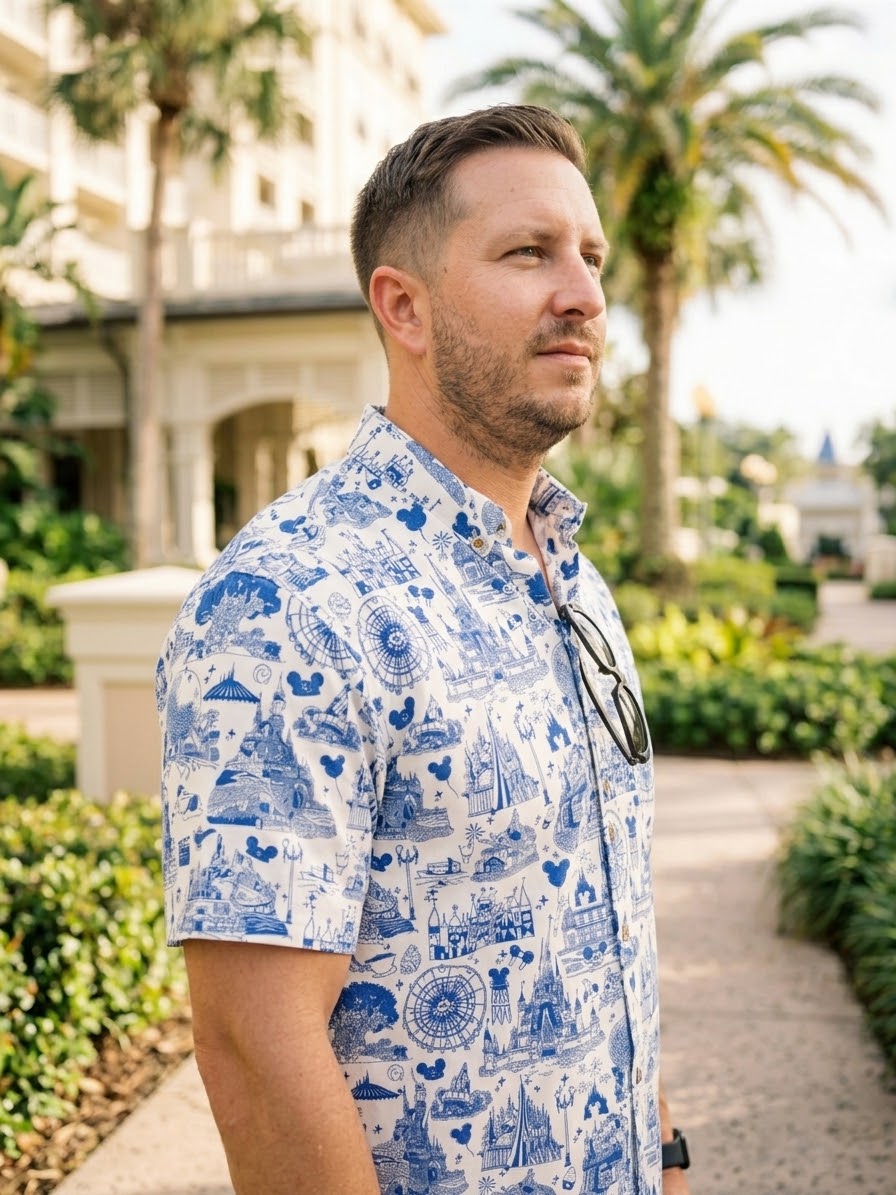 Park Toile | Men’s Resortech™ Button-Down