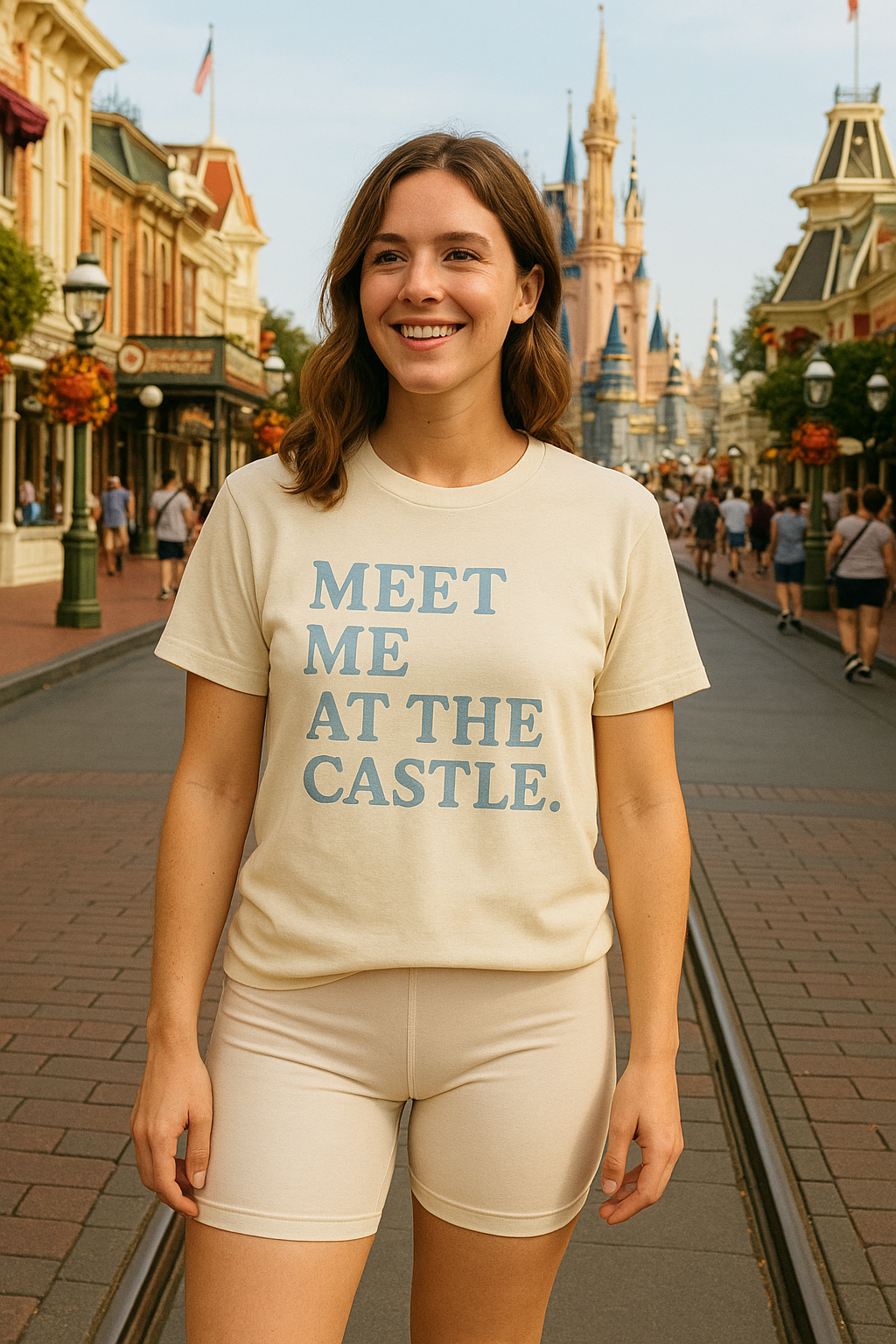 Meet Me At The Castle Adult Graphic Tee