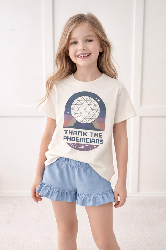 Kids Thank the Phoenicians Graphic Tee & Optional Bottoms