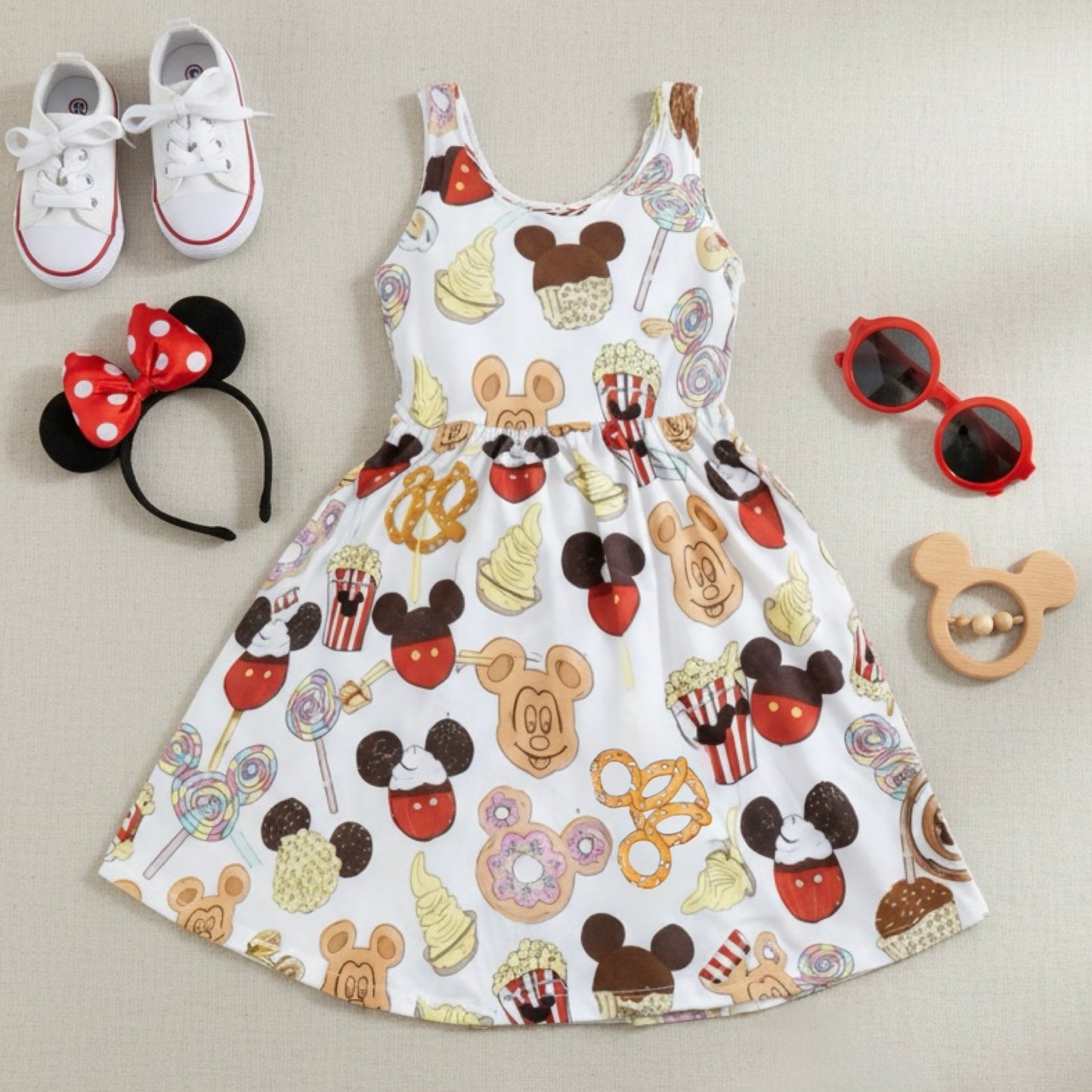 Kids Handcrafted Magical Snacks Twirl Dress