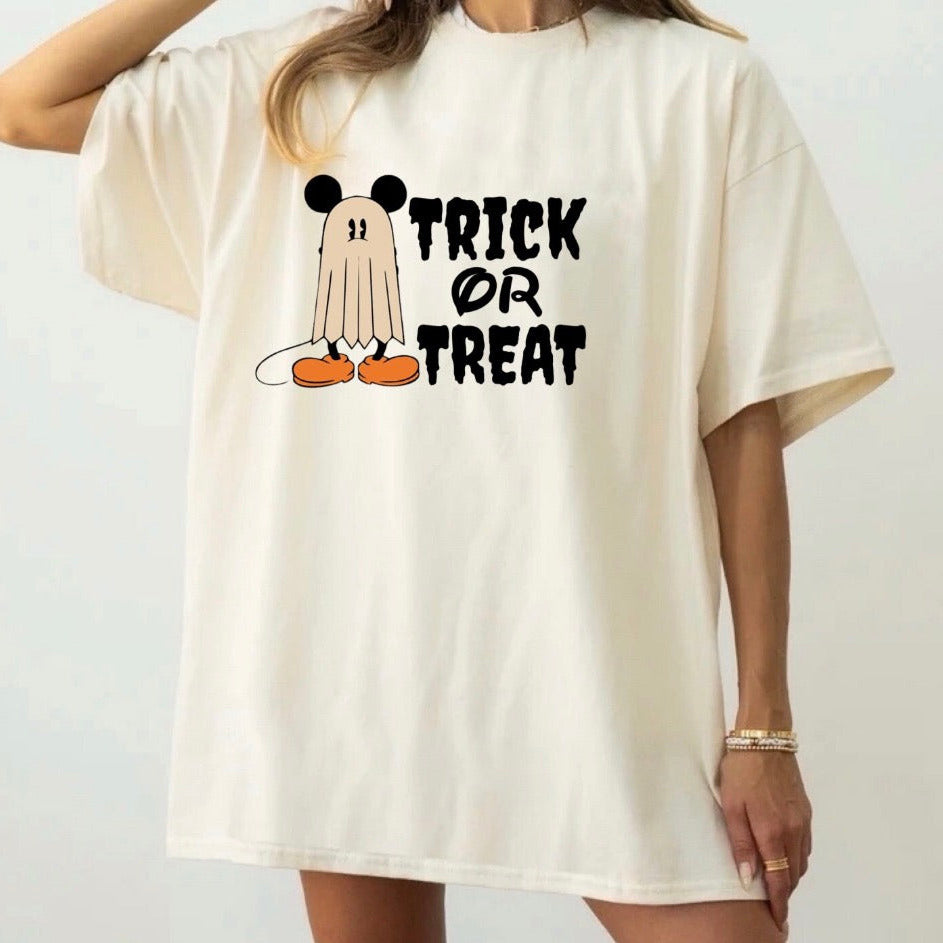 Trick Or Treat Mouse Family Graphic Tee
