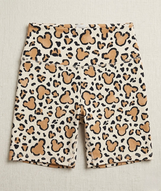 Adult Handcrafted Cheetah Safari Bike Shorts