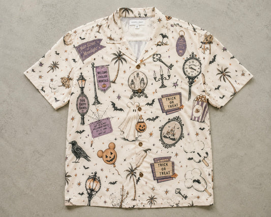 Happy Haunts Boys Resortech™ Button-Down