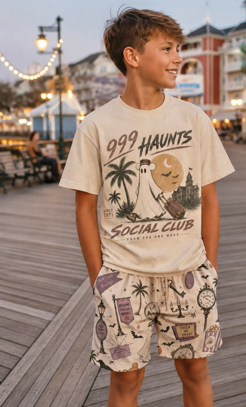 Happy Haunts Boys Resortech™ Resort Shorts