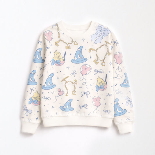 Adult Castle Daydreams Essential Lightweight Cotton Crewneck