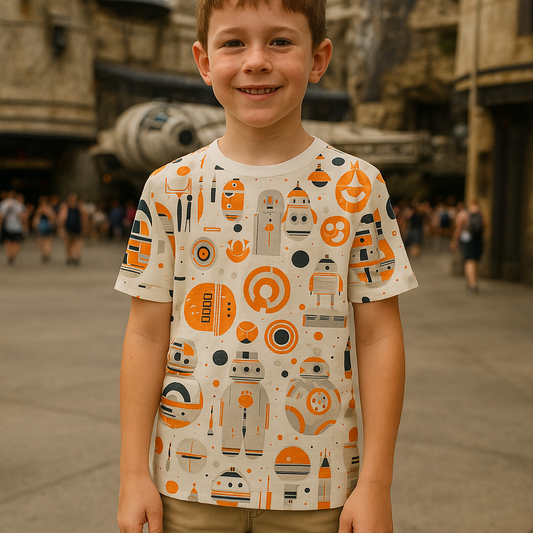 Kids Handcrafted Space Driod Top