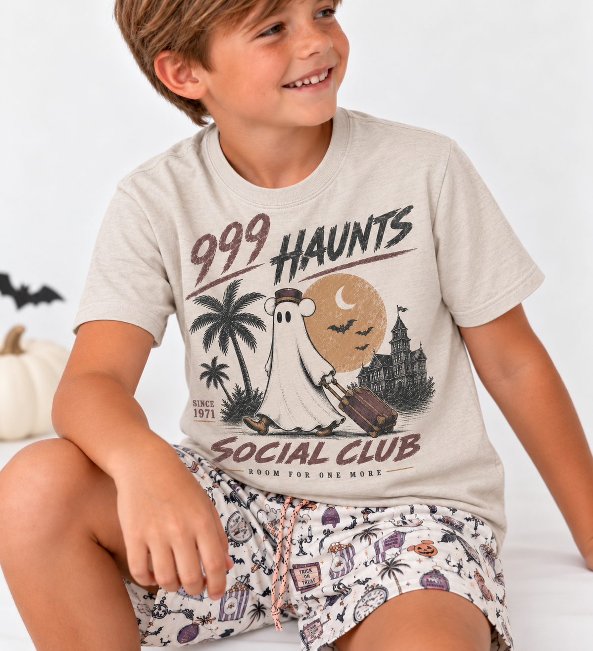 999 Haunts Social Club | Kids Heritage Wash™ Tee