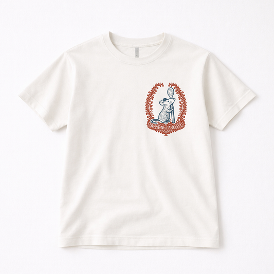 Adult Anyone Can Cook Badge Graphic Tee