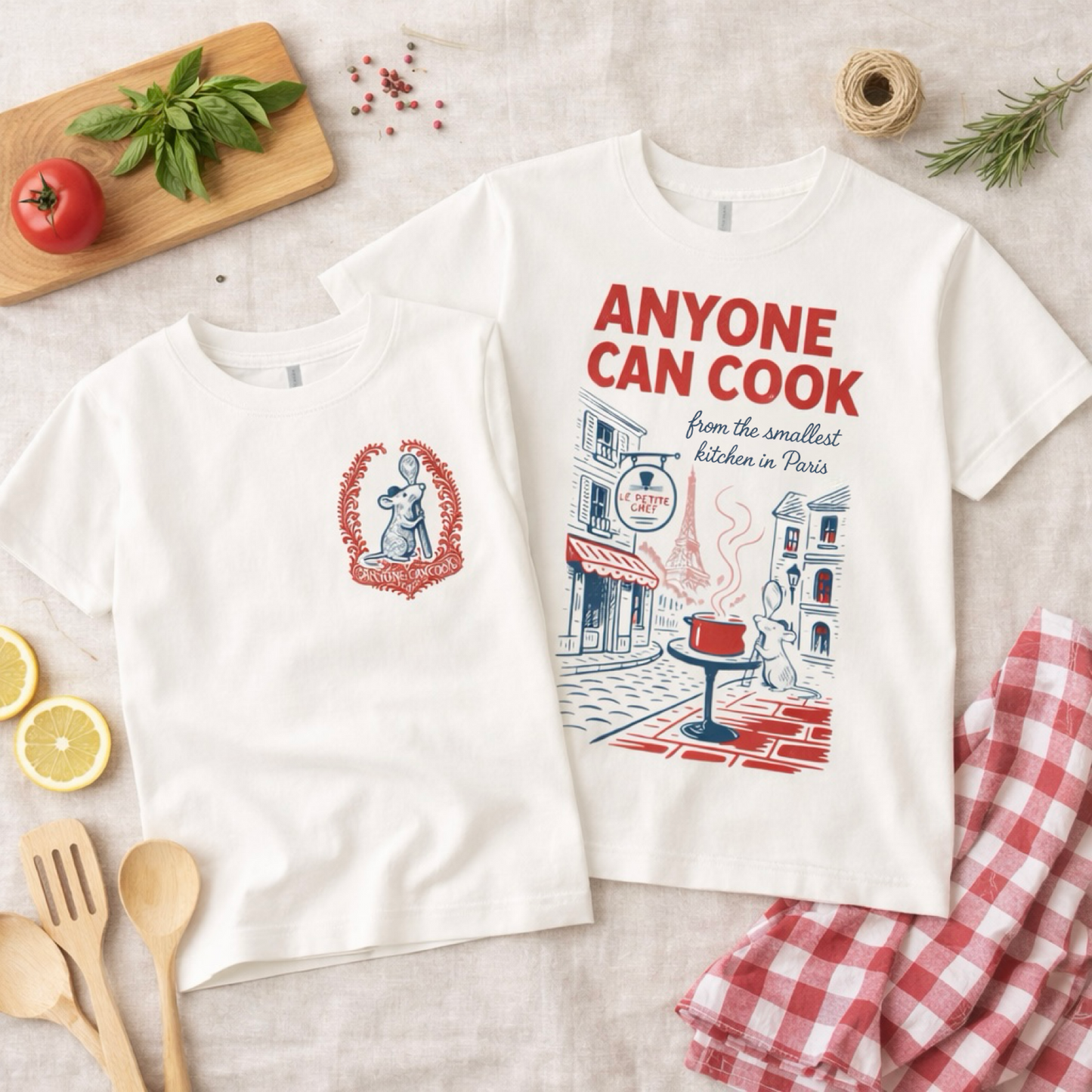 Adult Anyone Can Cook Graphic Tee