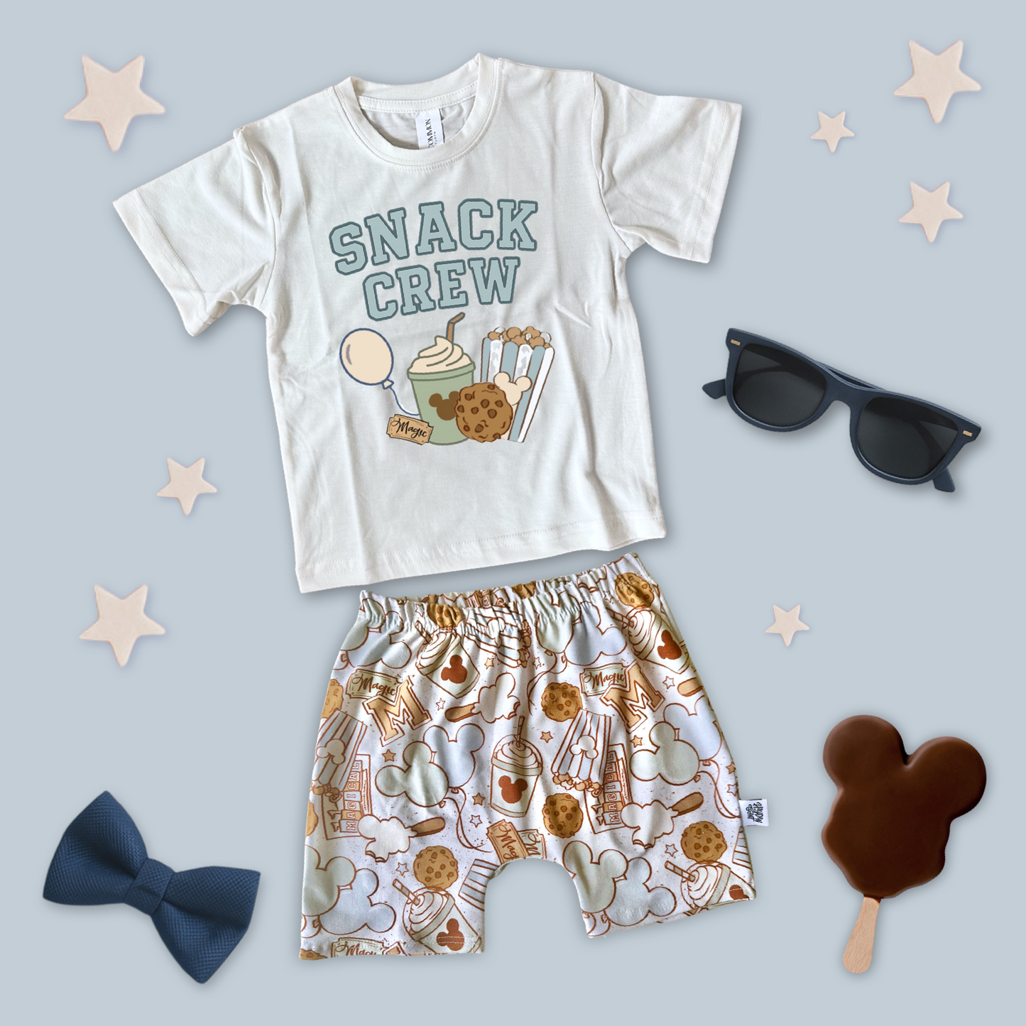 Kids Magical Blue Treats Graphic Tee & Optional Bottoms