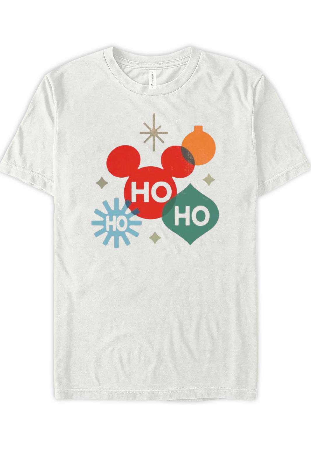 Ho Ho Ho Christmas Ornament Family Graphic Tee