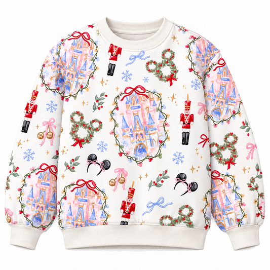 Merriest Kingdom | Girls Pullover + Optional Breezy Shorts
