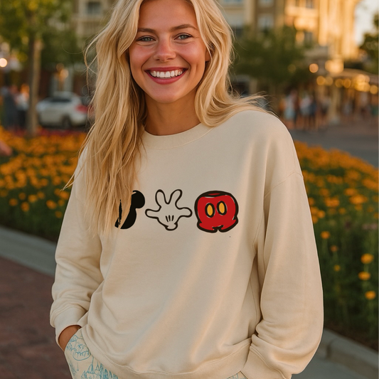 Magic Mouse Adult Parkweight™️ French Terry Pullover