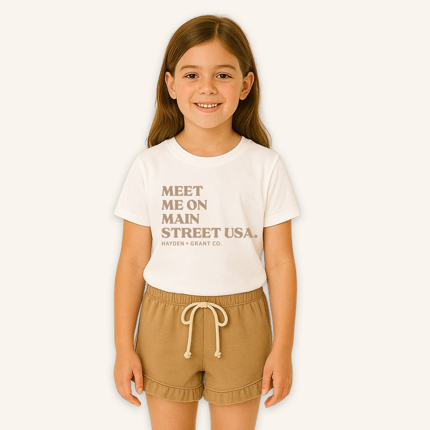 Kids Meet Me On Main Street USA Tee & Optional Bottoms