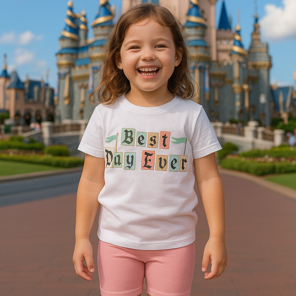 Kids Best Day Ever Kids Heritage Wash Tee