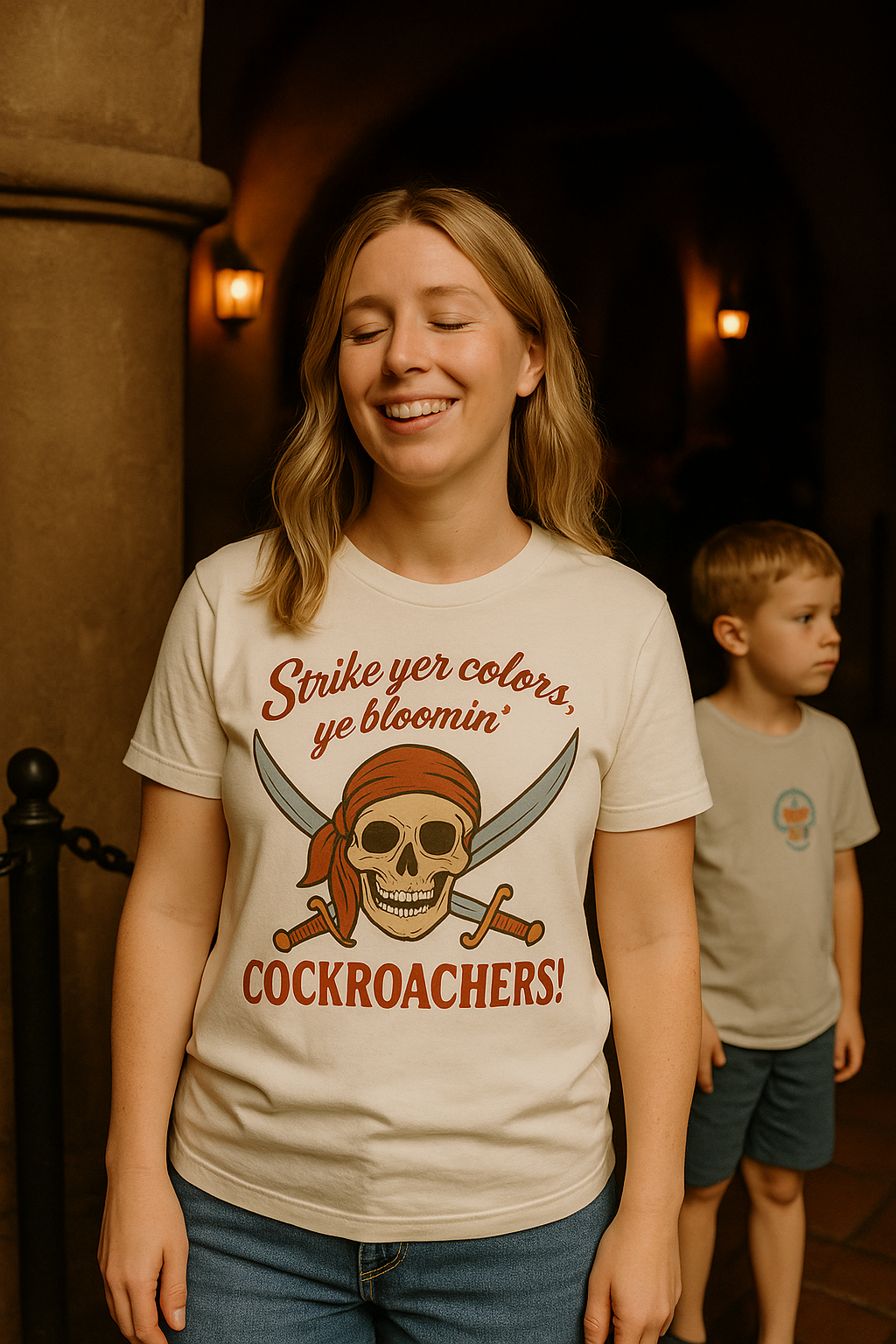Strike Yer Colors Pirates Family Graphic Tee