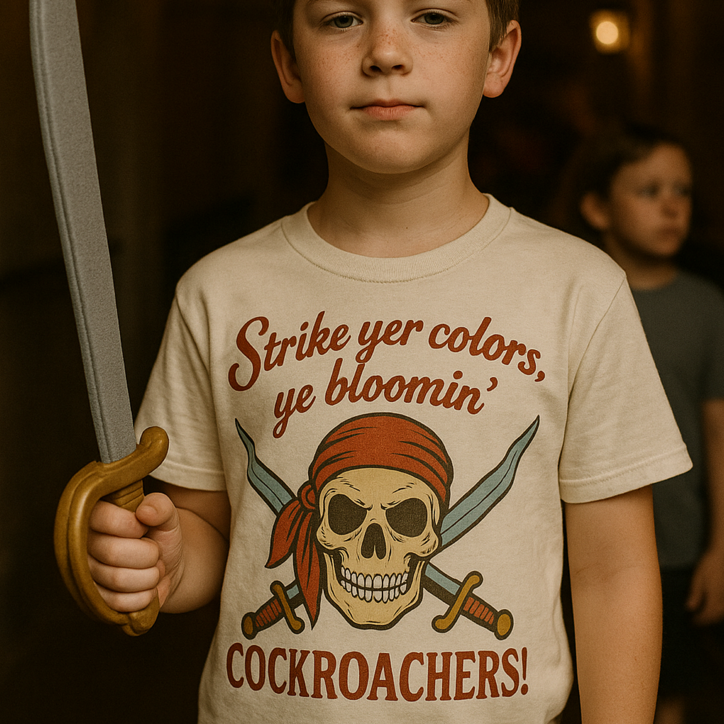 Strike Yer Colors Pirates Family Graphic Tee