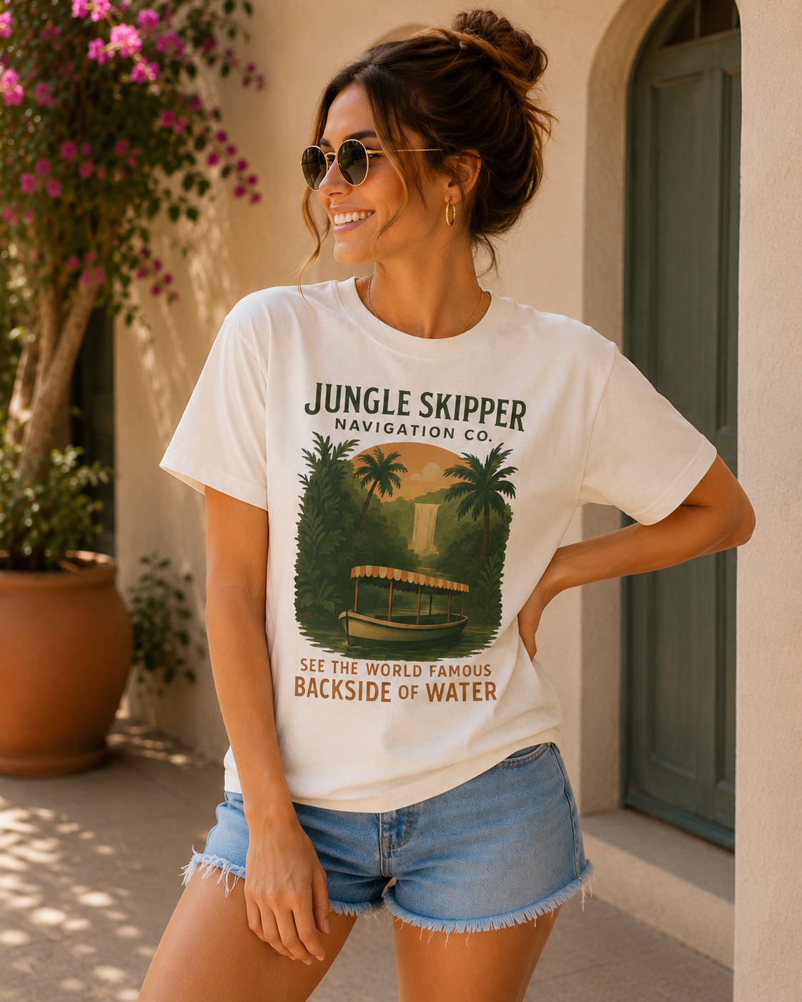 Jungle Skipper Navigation Co. Adult Graphic Tee