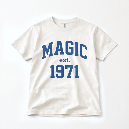 Magic Est 1971 Adult Graphic Tee