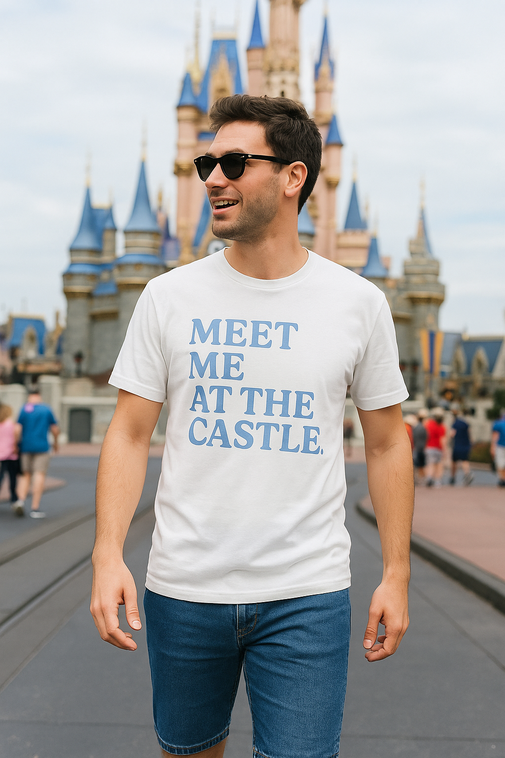Meet Me At The Castle Adult Graphic Tee