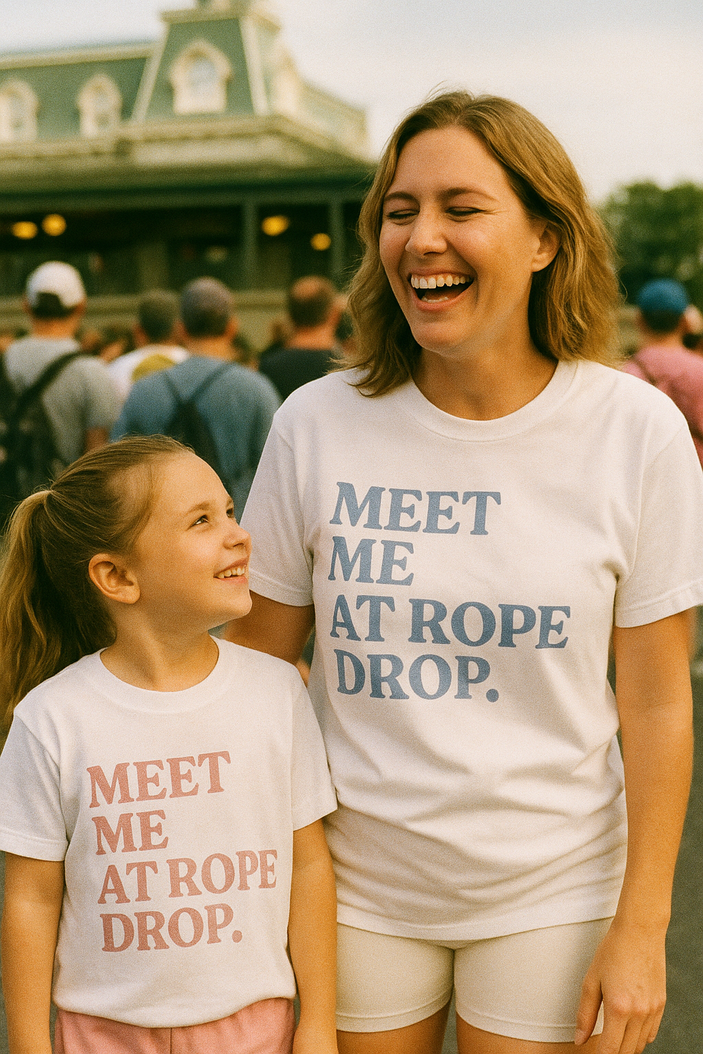 Meet Me At Rope Drop Adult Graphic Tee