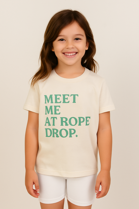 Meet Me At Rope Drop Kids Graphic Tee