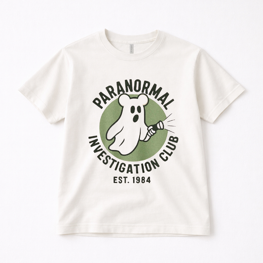 Paranormal Investigators Family Graphic Tee