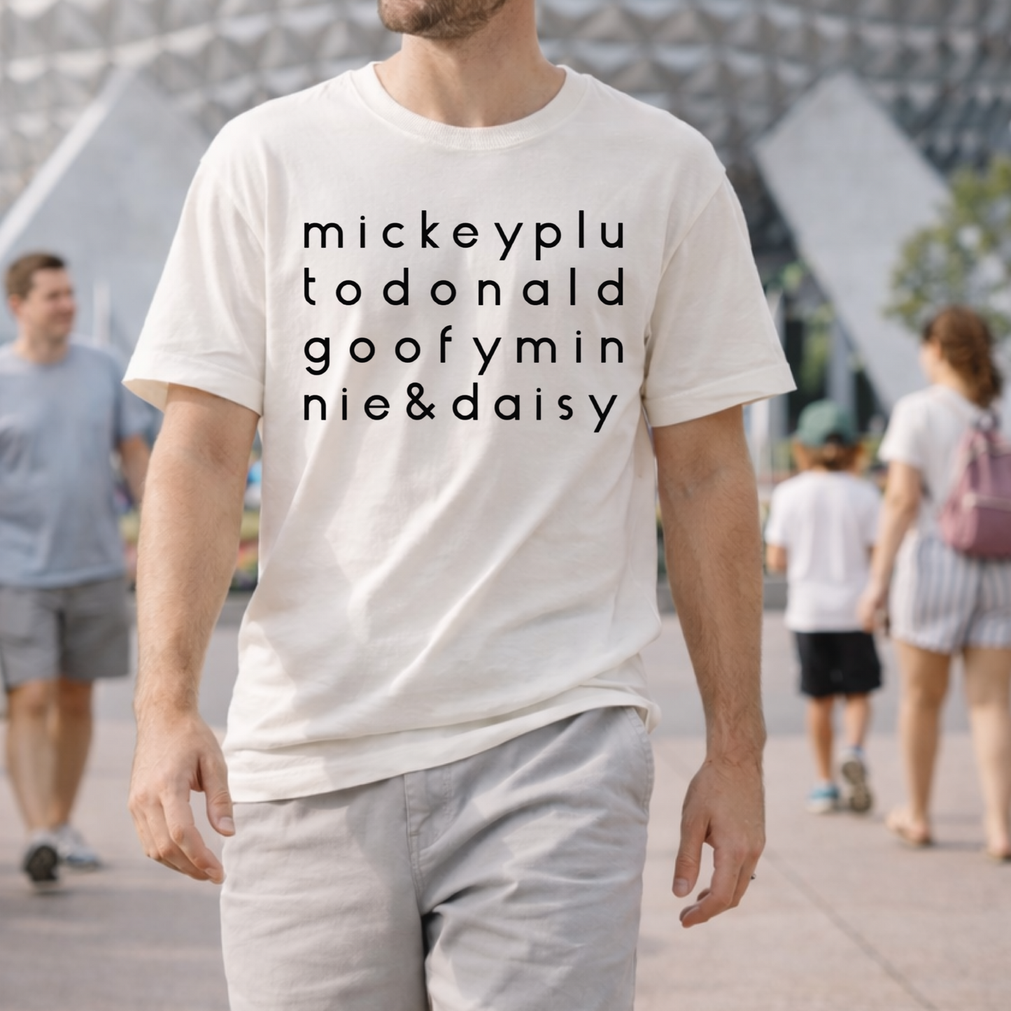 Adult Fab 5 Characters Graphic Tee