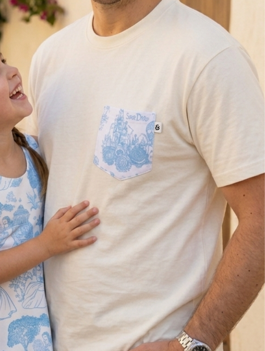 Princess Toile | Heritage Blend Pocket Tee