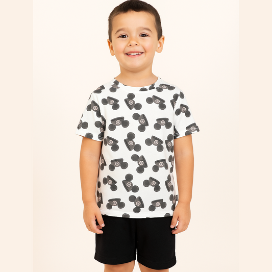 Kids Handcrafted Magic Mouse Hat Tee & Optional Bottoms