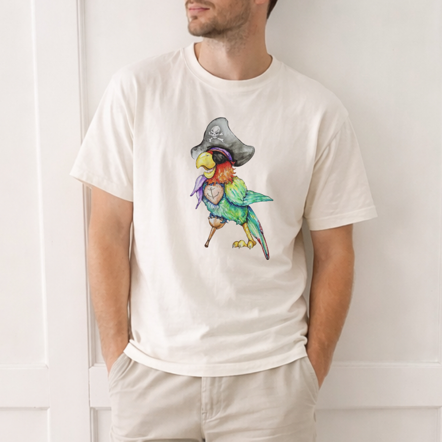 Carribean Pirate Adult Graphic Tee