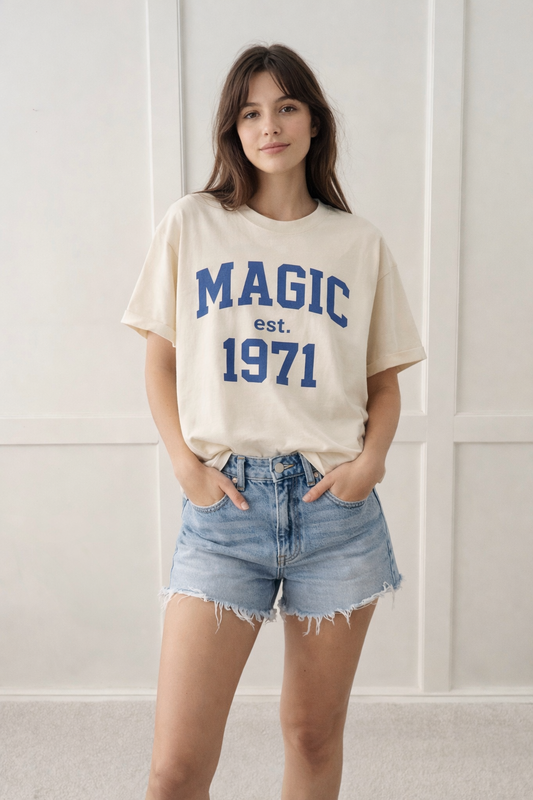 Magic Est 1971 Adult Graphic Tee