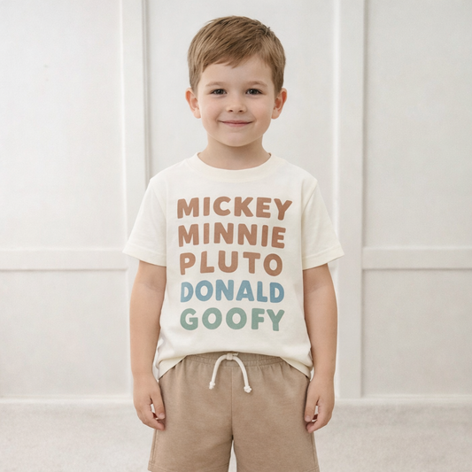 Kids Character Graphic Tee & Optional Bottoms