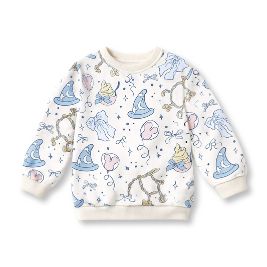 Girls Castle Daydreams Essential Cotton Crewneck
