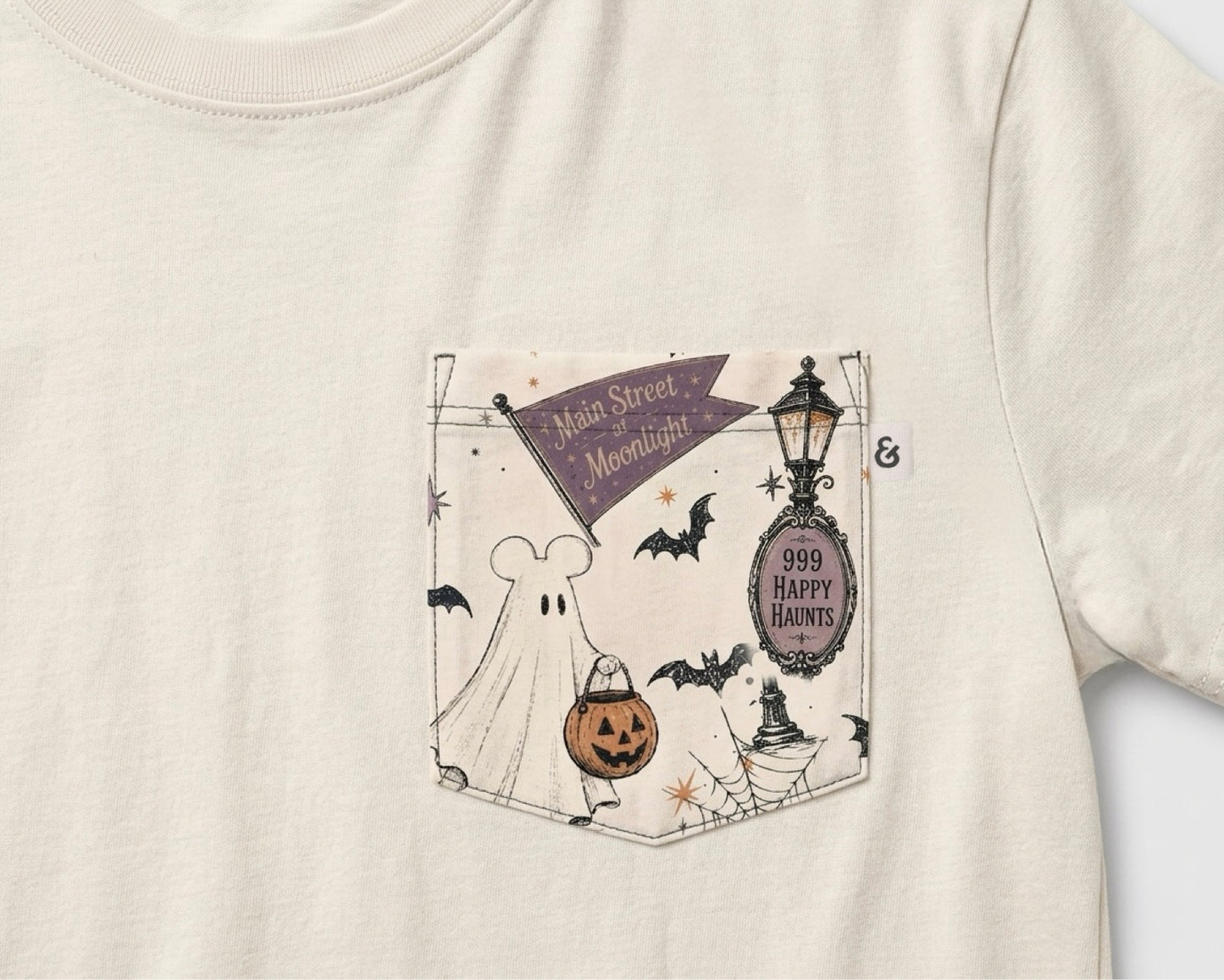 Happy Haunts | Heritage Wash Pocket Tee