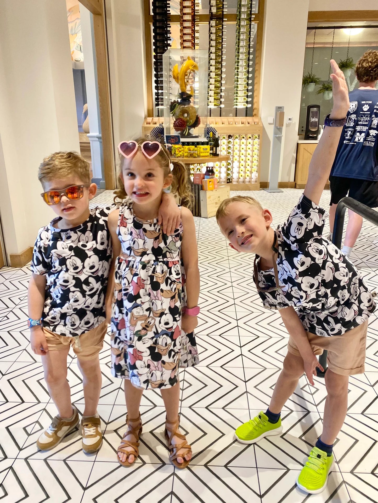 Kids Handcrafted Fab 5 Friends Peplum Dress