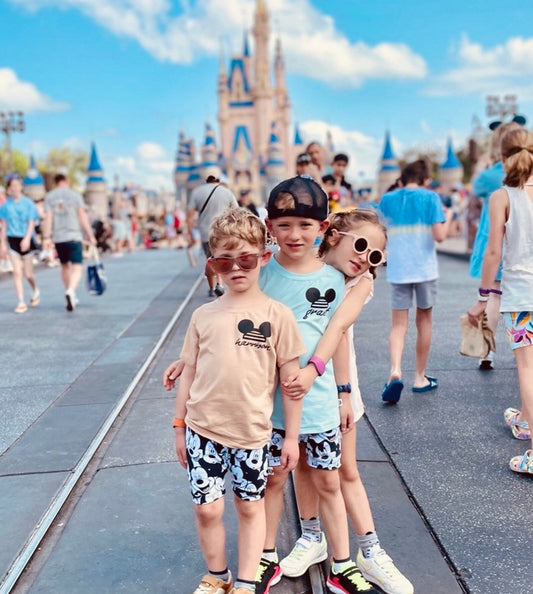 Kids Customizable Fab 5 Friends Graphic Tee & Optional Bottoms