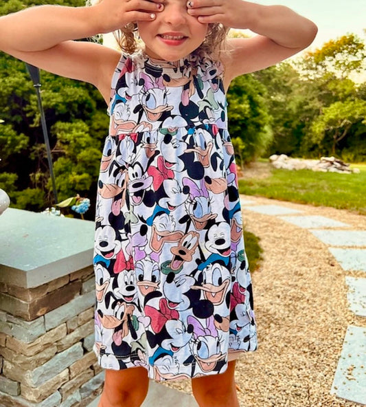 Kids Handcrafted Fab 5 Friends Peplum Dress