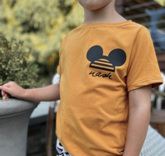 Kids Customizable Fab 5 Friends Graphic Tee & Optional Bottoms