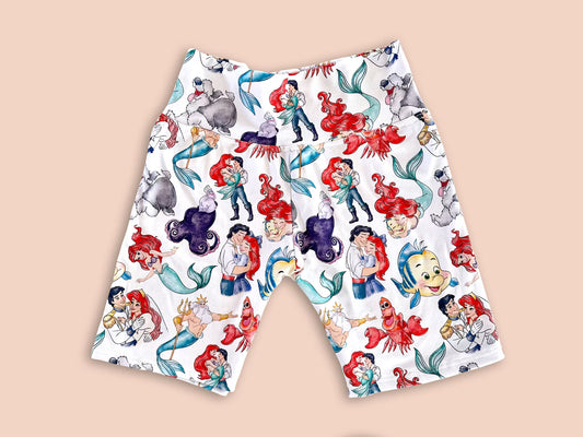 Adult Handcrafted Under The Sea Bike Shorts