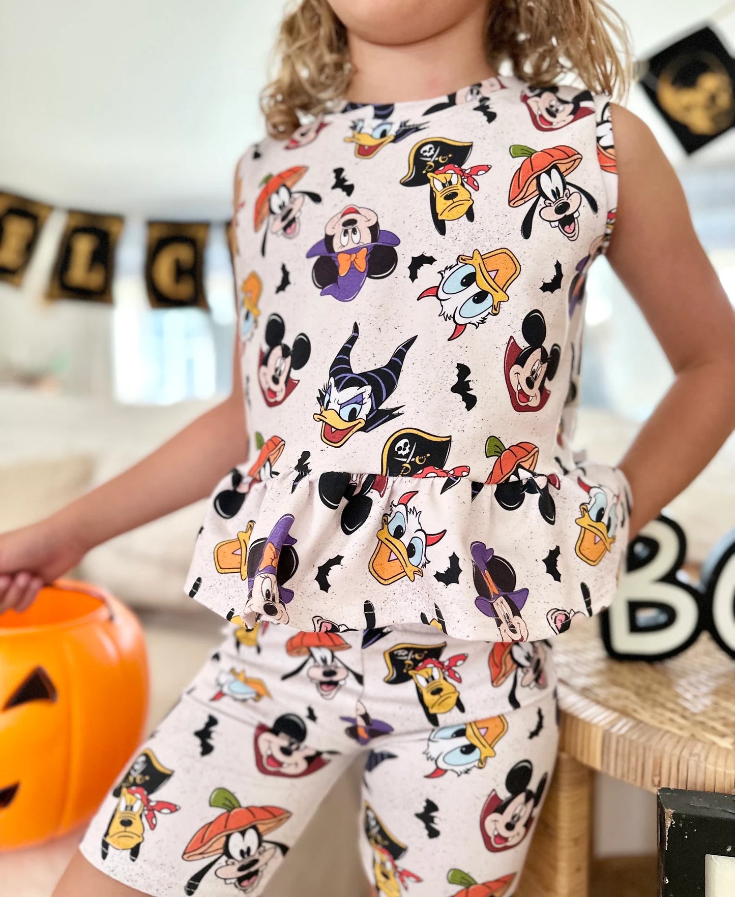 Kids Handcrafted Fab 5 Flutter Tank & Optional Bottoms